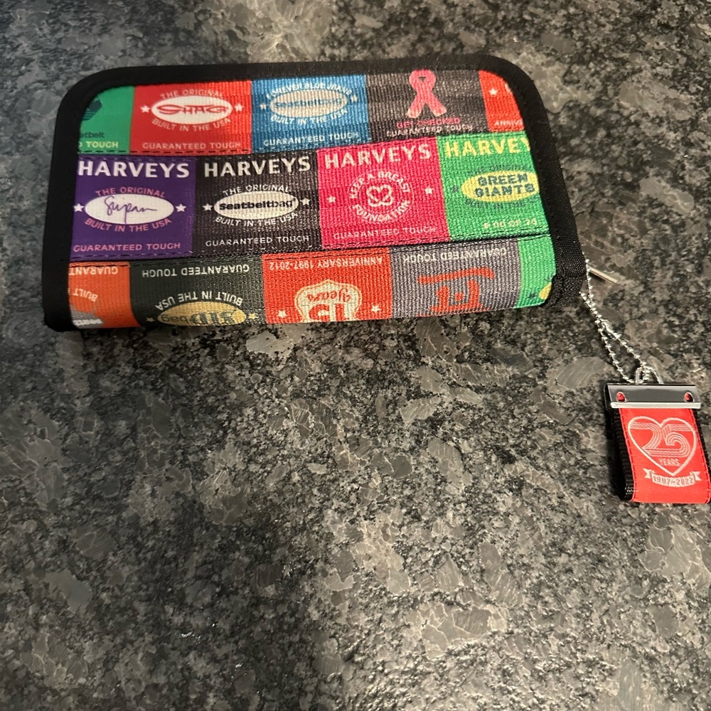 Harveys Colorful Patchwork Wallet - image 2
